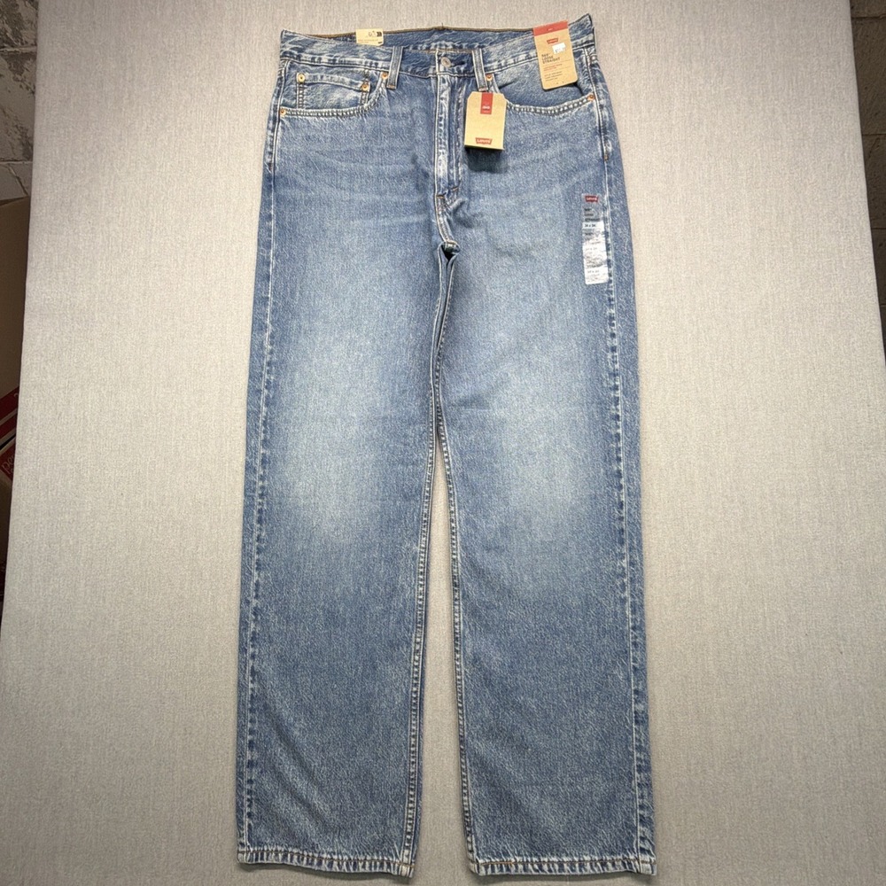 Levi's 565 Loose Straight Jeans Mens 34x34 (Fits 36x32) Baggy Skate Grunge